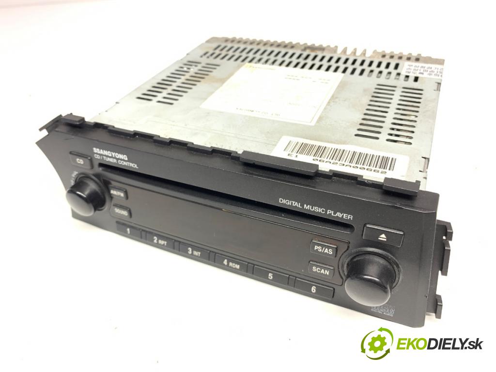 SSANGYONG ACTYON SUV 2007 104 kW 2.0 Xdi 1998 RADIO 89100-09101 (Audio zariadenie)