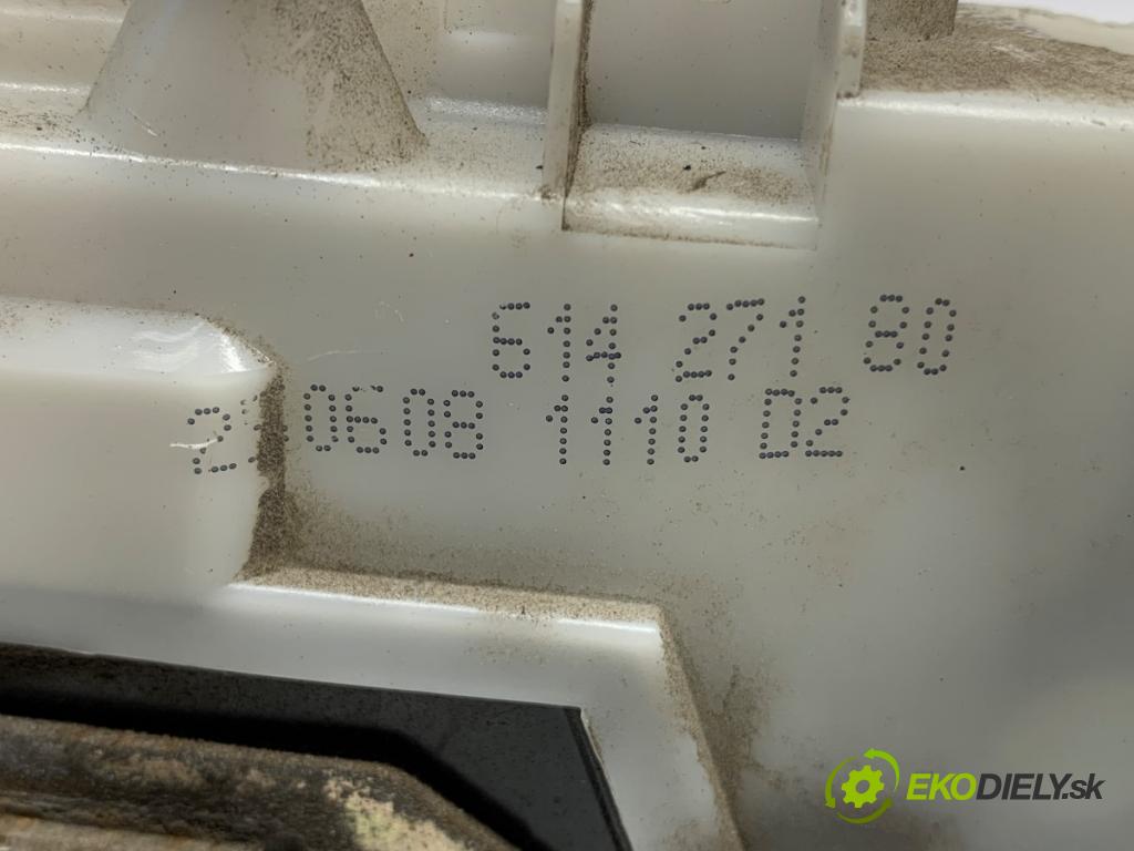 CITROEN C3 I liftback 2008 44 kW 1.1 i 1124 zámok dveře pravý zadní část 61427180