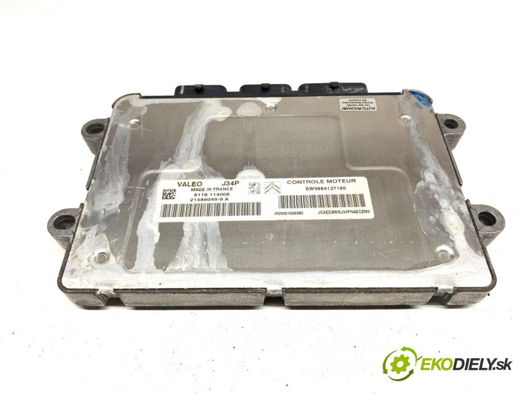 CITROEN C3 I liftback 2008 44 kW 1.1 i 1124 riadiaca jednotka Motor 9664127180 (Riadiaca jednotka)