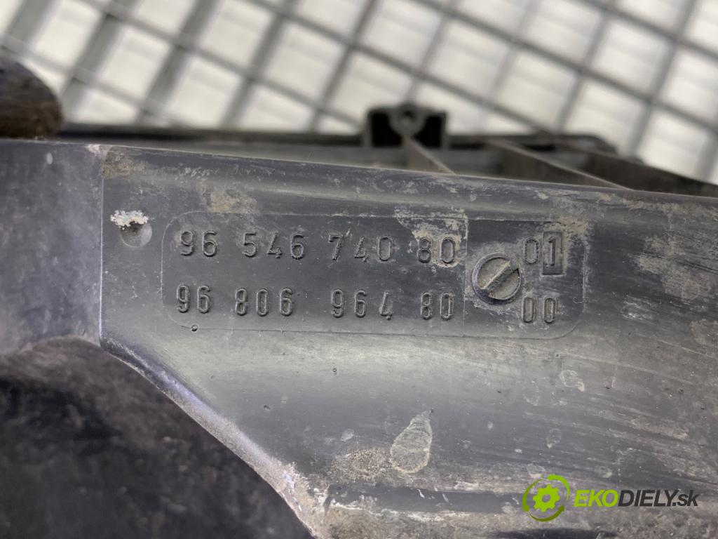 CITROEN C3 I liftback 2008 44 kW 1.1 i 1124 Obal filtra vzduchu 9654674080 (Obal vzduchového filtra)