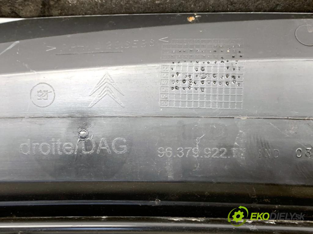 CITROEN C3 I liftback 2008 44 kW 1.1 i 1124 Torpédo, plast pod čelné okno 96379922 (Torpédo (plast pod čelným sklom))