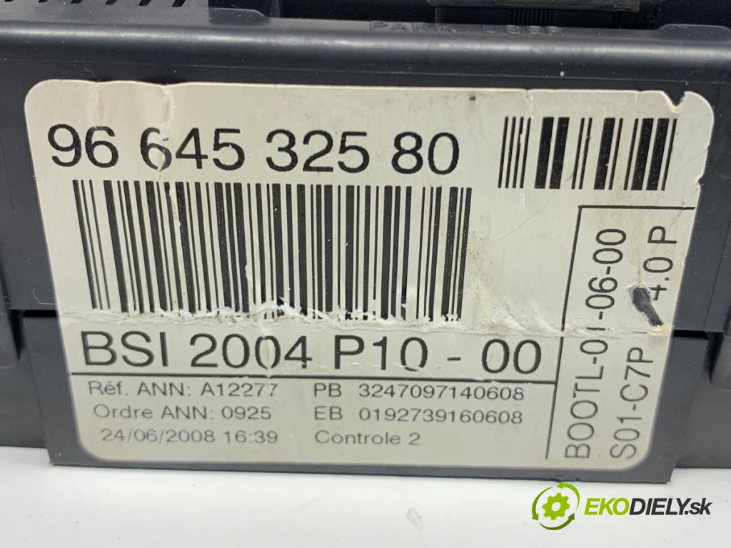 CITROEN C3 I liftback 2008 44 kW 1.1 i 1124 Modul BSI 9664532580 (Poistková skrinka)