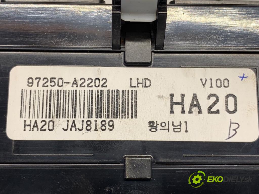 KIA CEED Kombi 2014 94 kW 1.6 CRDi 128 1582 Panel ovládania kúrenia 97250-A2202 (Prepínacie páčky pod volantom)