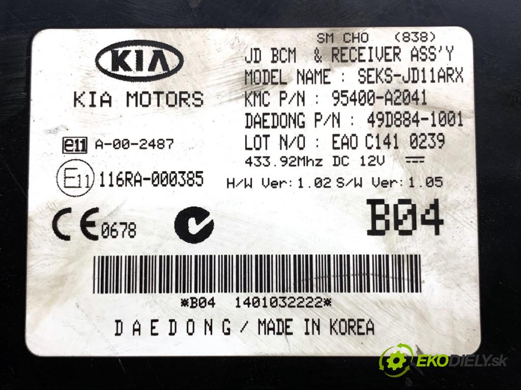 KIA CEED Kombi 2014 94 kW 1.6 CRDi 128 1582 Modul BCM 95400-A2041 (Riadiaca jednotka ostatné)