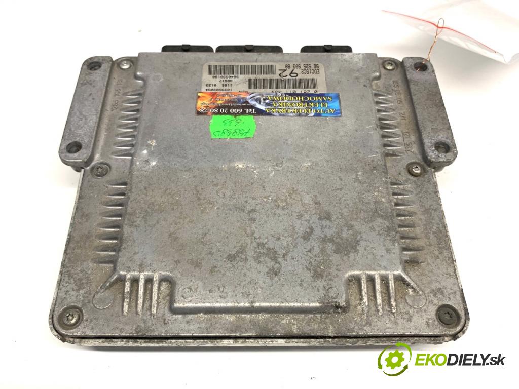 CITROEN C8 nadwozie wielkoprzestrzenne (MPV) 2003 79 kW 2.0 HDi 1997 riadiaca jednotka Motor 9652590380 (Riadiaca jednotka)
