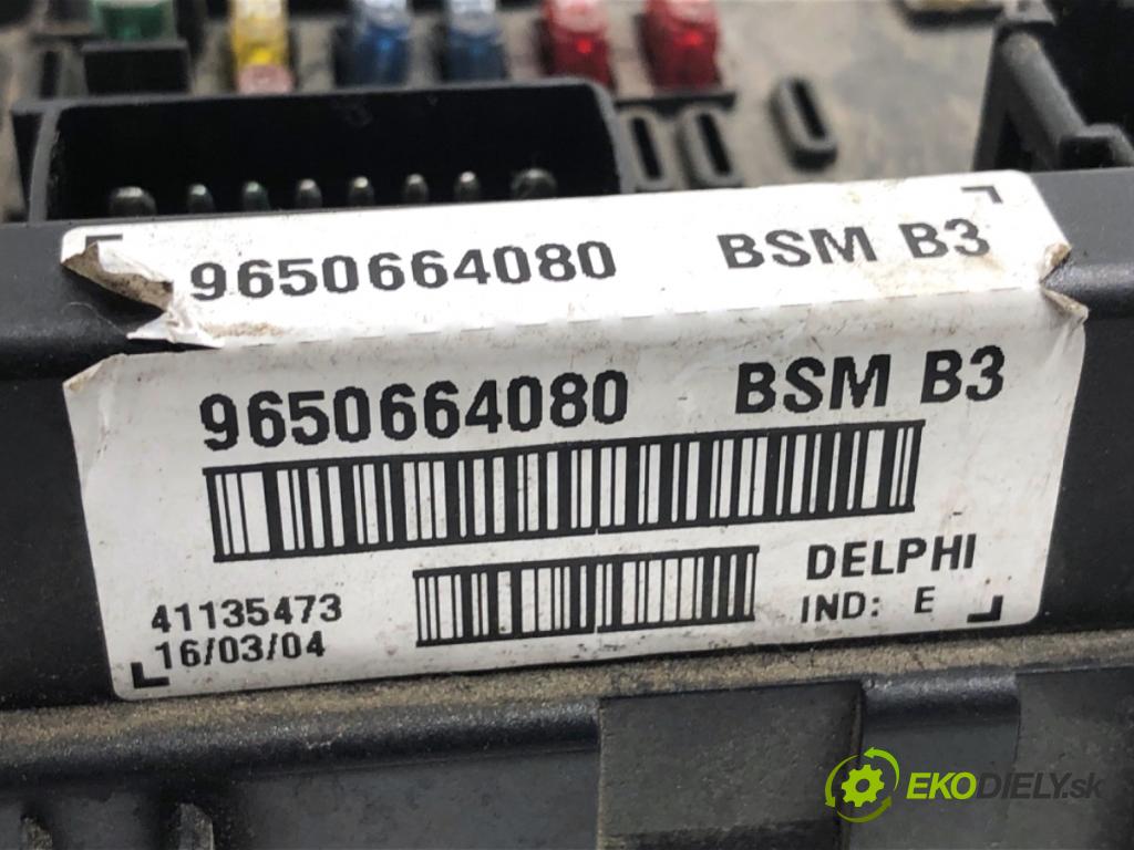 CITROEN C8 nadwozie wielkoprzestrzenne (MPV) 2003 79 kW 2.0 HDi 1997 Modul BSM 9650664080 (Riadiaca jednotka ostatné)