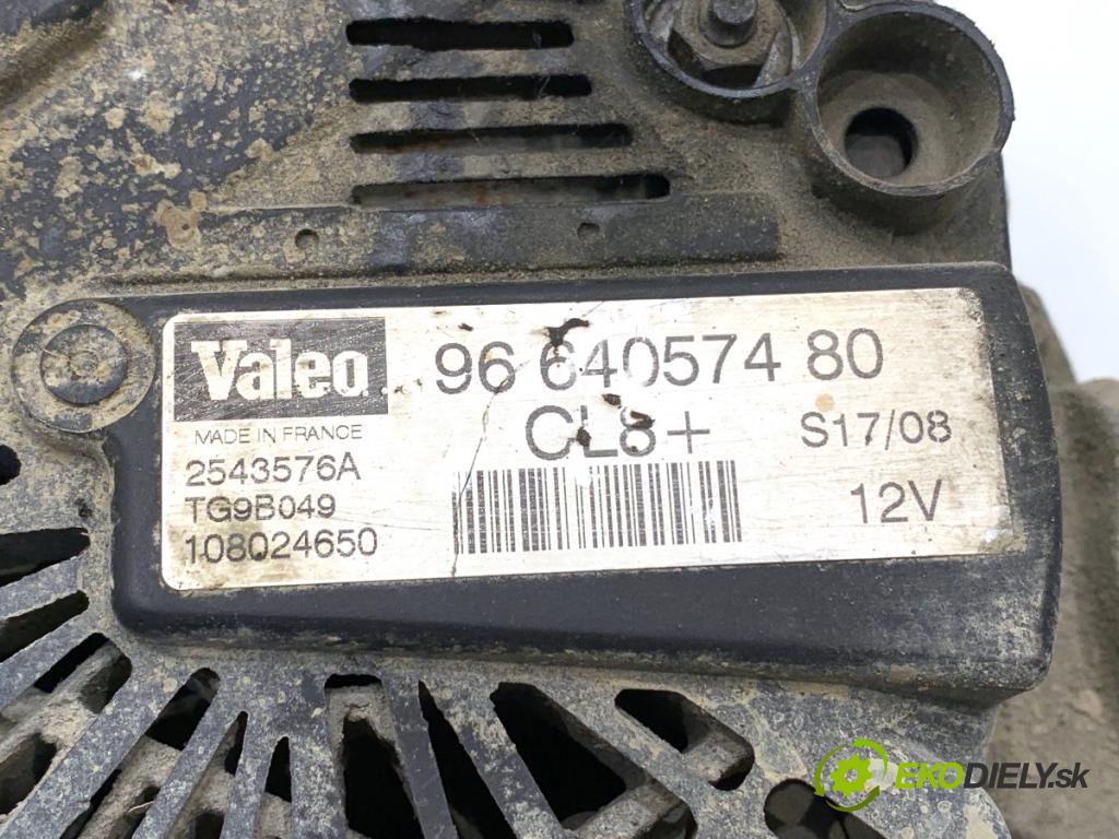 PEUGEOT BIPPER Nadwozie pełne/minivan 2008 50 kW 1.4 HDi 1398 Alternátor 9664057480 (Alternátor)