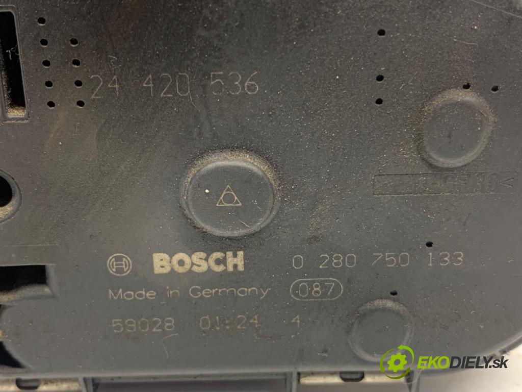 OPEL CORSA C liftback 2005 44 kW 1.0 (F08, F68) 998 Škrtiaca klapka 0280750133 (Škrtiaca klapka)