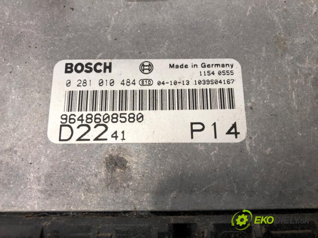 PEUGEOT BOXER I Autobus 2004 74 kW 2.2 HDi 2179 riadiaca jednotka Motor 9648608580