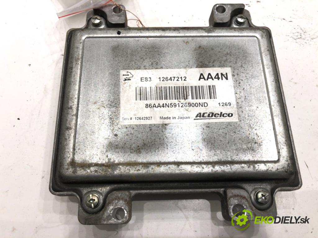 OPEL ASTRA J liftback 2011 132 kW 1.6 (08) 1598 riadiaca jednotka Motor 12647212 (Riadiaca jednotka)