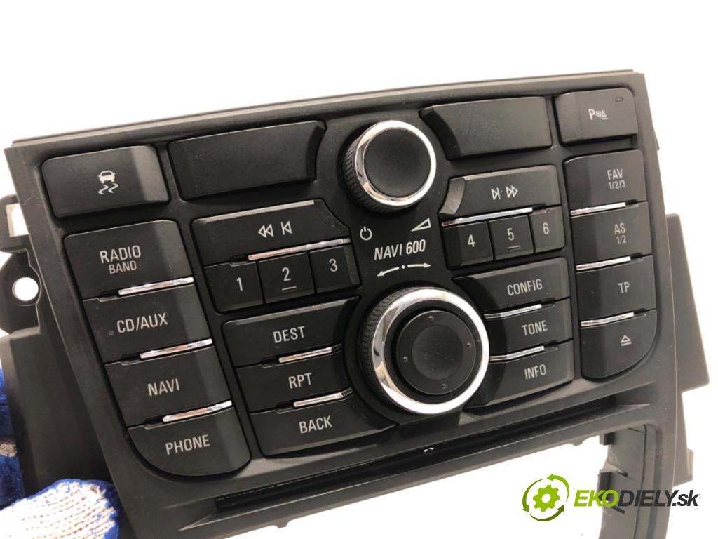 OPEL ASTRA J liftback 2011 132 kW 1.6 (08) 1598 Panel ovládania radia 13337222 (Prepínacie páčky pod volantom)