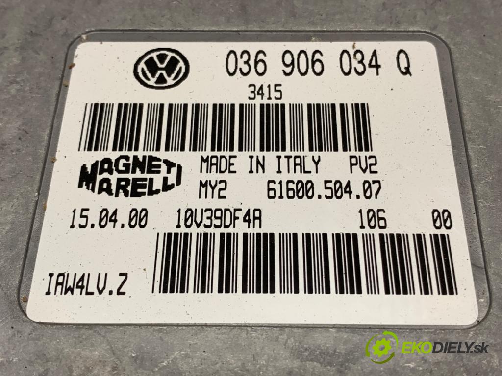 AUDI A2 liftback 2000 55 kW 1.4 1390 riadiaca jednotka Motor 036906034Q (Riadiaca jednotka)