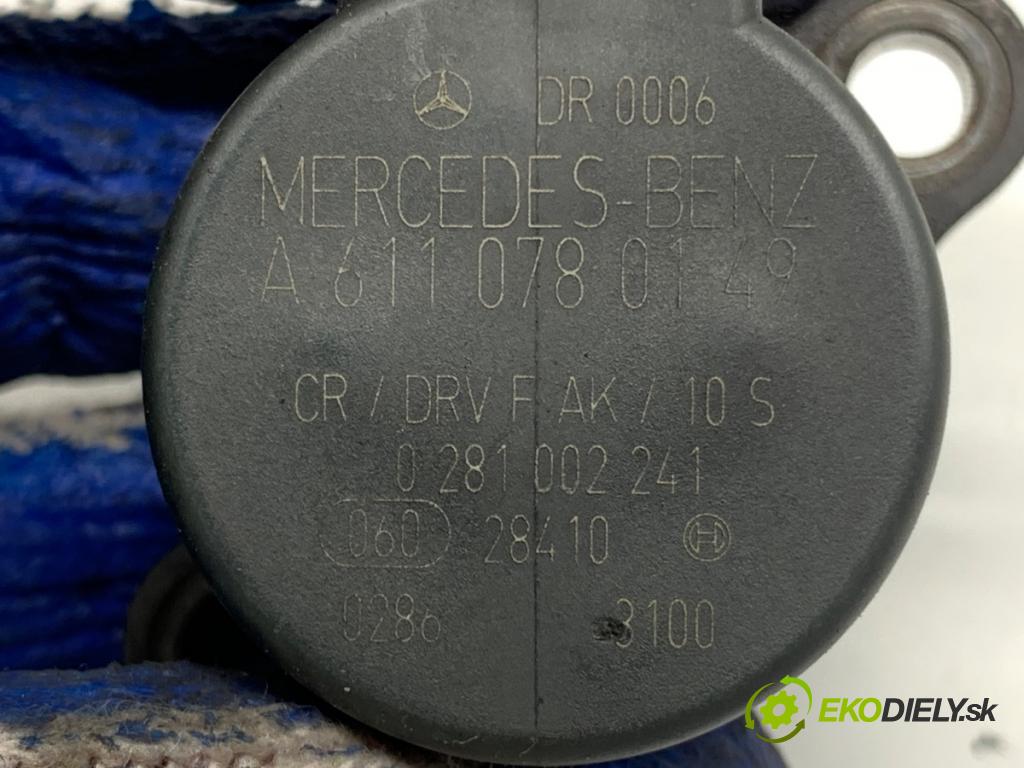 MERCEDES-BENZ W203 sedan 2002 105 kW C 220 CDI (203.006) 2148 Regulátor tlaku paliva A6110780149 0281002241 (Palivový systém ostatné)