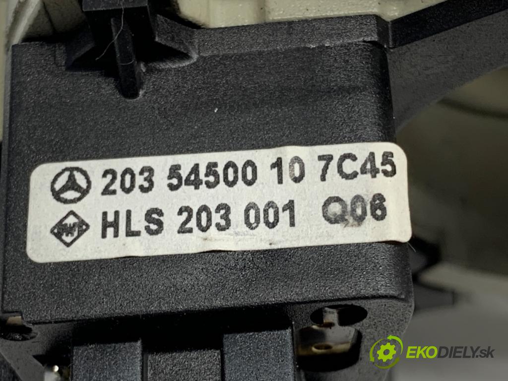 MERCEDES-BENZ W203 sedan 2002 105 kW C 220 CDI (203.006) 2148 Prepínač kombinovaný 2035450010 (Prepínacie páčky pod volantom)
