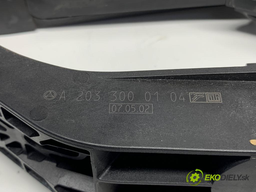 MERCEDES-BENZ W203 sedan 2002 105 kW C 220 CDI (203.006) 2148 Potenciometer plynu 2033000104 (Potenciometer plynového pedálu)