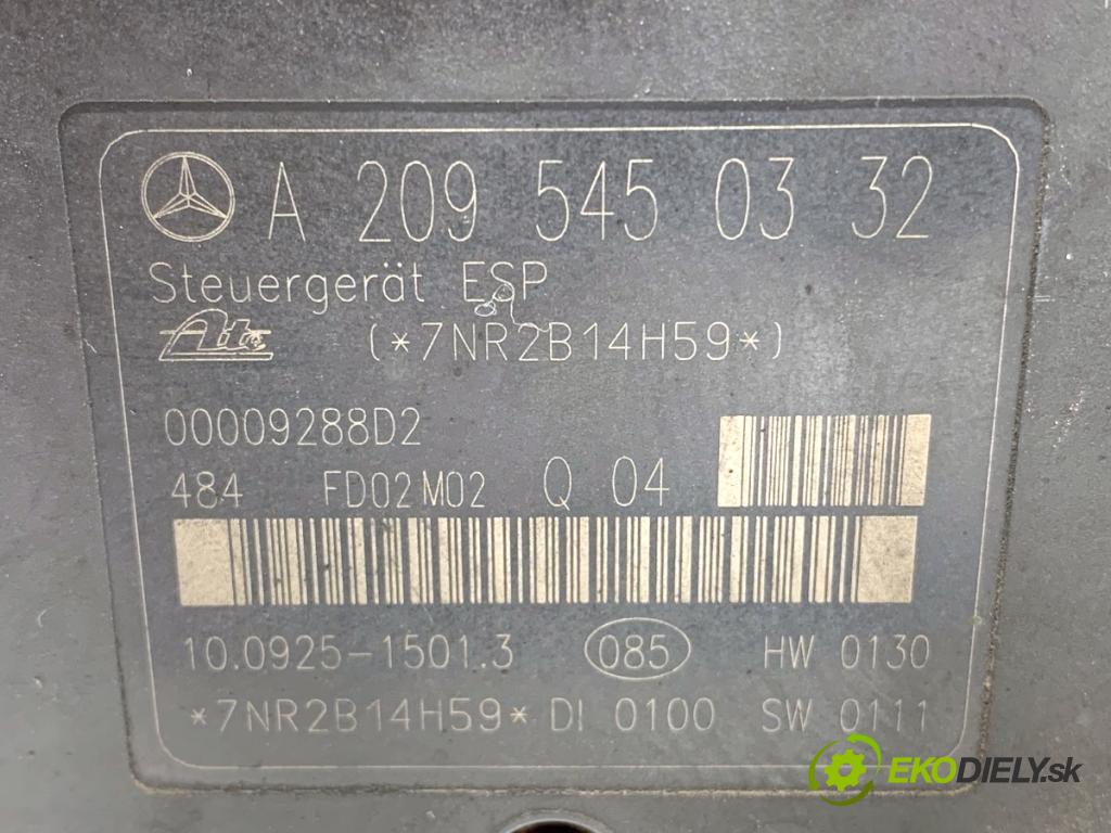 MERCEDES-BENZ W203 sedan 2002 105 kW C 220 CDI (203.006) 2148 Pumpa ABS 2095450332 (Pumpa ABS)