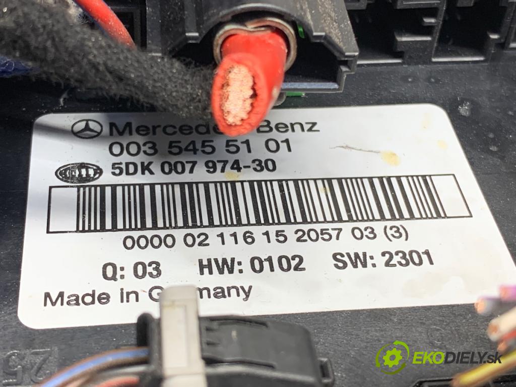 MERCEDES-BENZ W203 sedan 2002 105 kW C 220 CDI (203.006) 2148 Modul SAM 0035455101 (Elektrosúčasti ostatné)