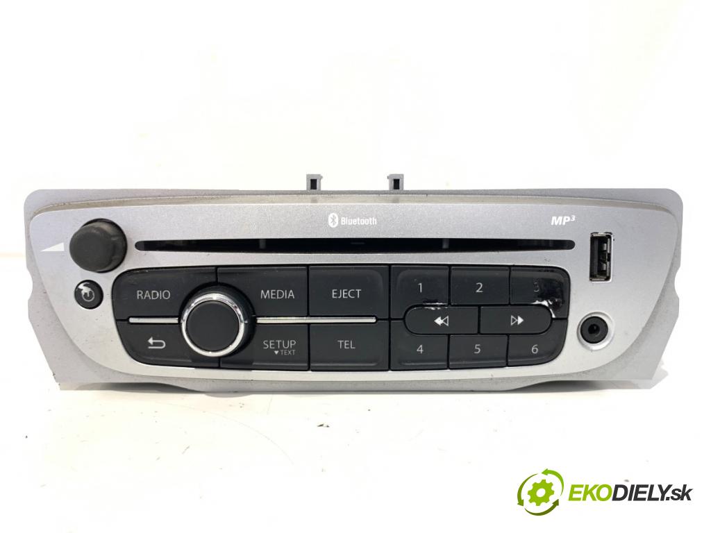 RENAULT SCENIC III nadwozie wielkoprzestrzenne (MPV) 2012 96 kW 1.6 dCi (JZ00, JZ12) 1598 RADIO 281153266R (Audio zařízení)