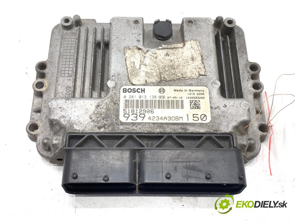 ALFA ROMEO 159 Kombi 2007 110 kW 1.9 JTDM 16V (939BXC1B, 939BXC12) 1910 riadiaca jednotka Motor 51812906 (Riadiaca jednotka)