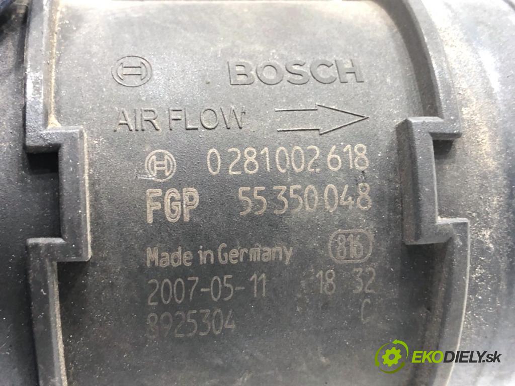 ALFA ROMEO 159 Kombi 2007 110 kW 1.9 JTDM 16V (939BXC1B, 939BXC12) 1910 Váha vzduchu 55350048 0281002618 (Váha vzduchu)