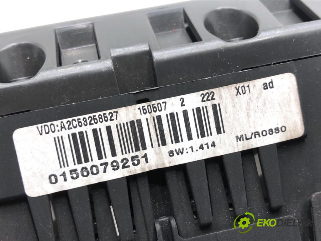 ALFA ROMEO 159 Kombi 2007 110 kW 1.9 JTDM 16V (939BXC1B, 939BXC12) 1910 Prístrojovka 56079251 (Prístrojová doska)