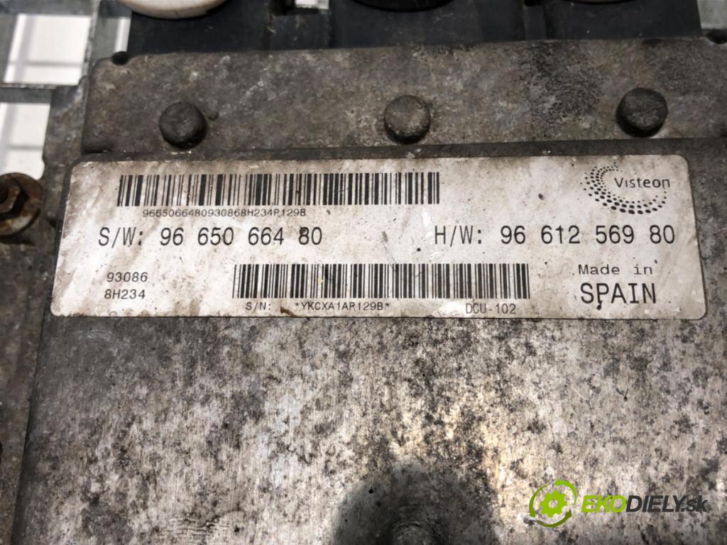 CITROEN JUMPER II Autobus 2008 88 kW 2.2 HDi 120 2198 riadiaca jednotka Motor 9665066480 (Riadiaca jednotka)
