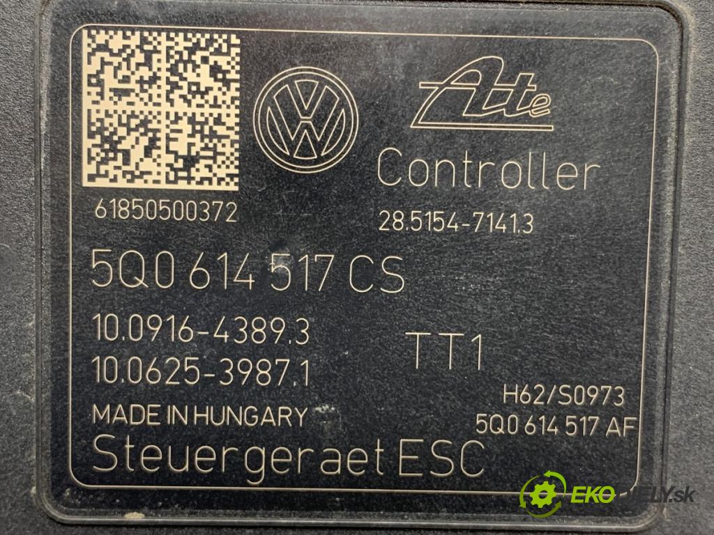 SKODA OCTAVIA III liftback 2018 110 kW 1.4 TSI 1395 Pumpa ABS 5Q0614517CS (Pumpa ABS)