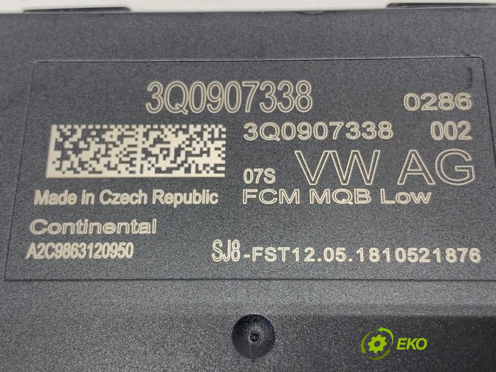 SKODA OCTAVIA III liftback 2018 110 kW 1.4 TSI 1395 Modul svetiel 3Q0907338 (Riadiaca jednotka ostatné)