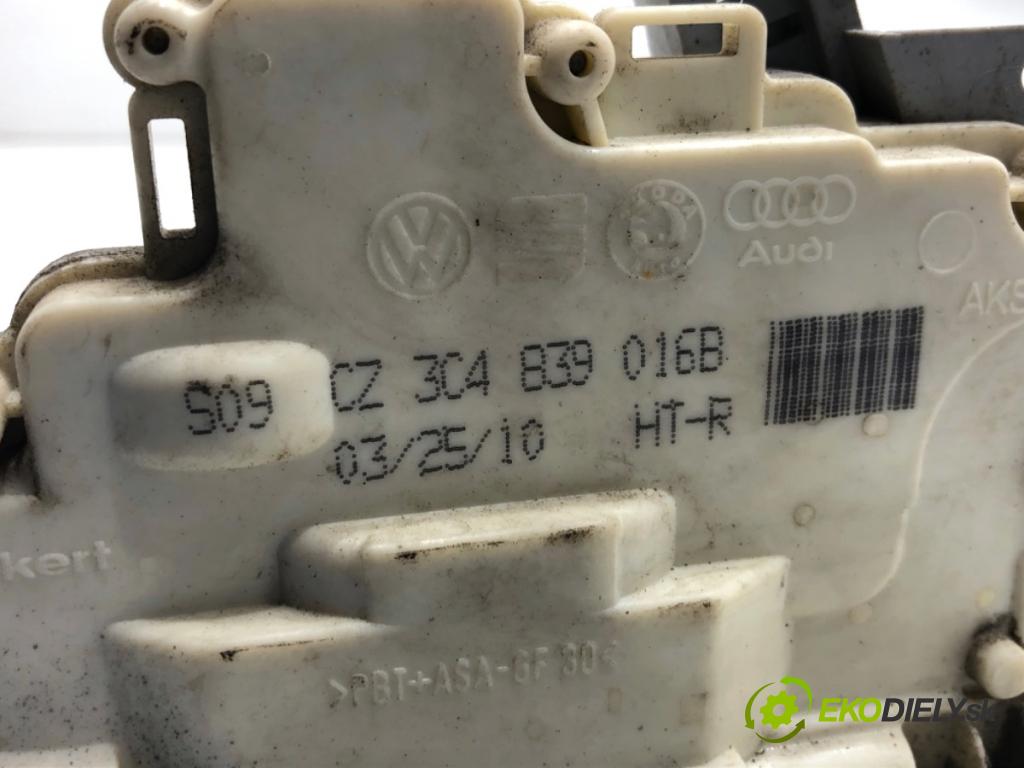 VW PASSAT B6 Kombi 2010 77 kW 1.6 TDI 1598 zámok dveře pravý zadní část 3C4839016B