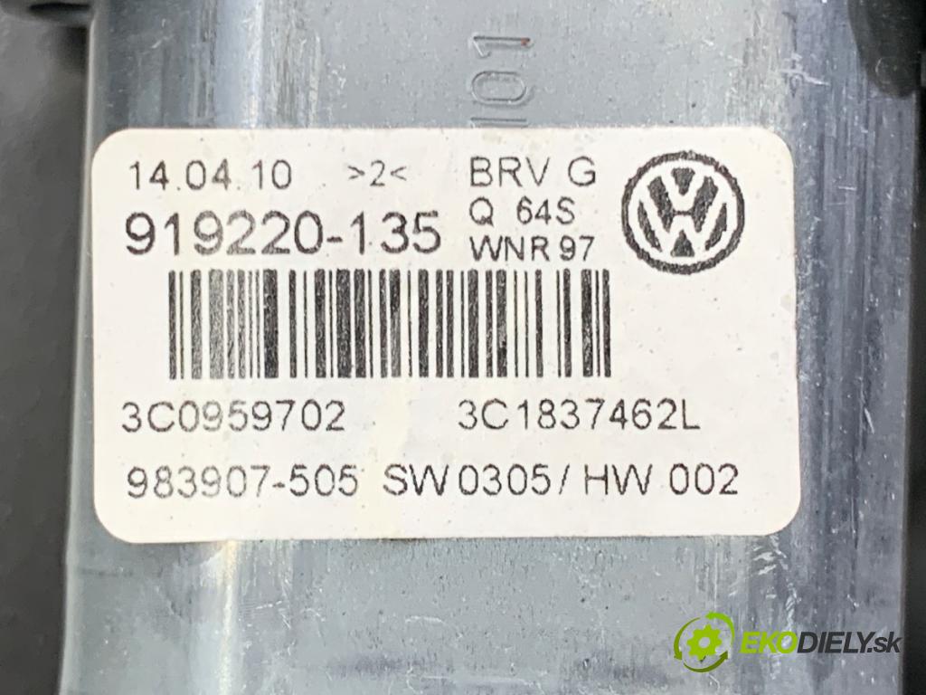 VW PASSAT B6 Kombi 2010 77 kW 1.6 TDI 1598 mechanismus okna pravý přední část 3C0959792