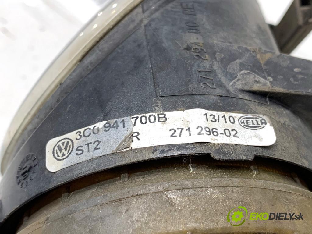 VW PASSAT B6 Kombi 2010 77 kW 1.6 TDI 1598 hmlové svetlo, hmlovka pravý přední část 3C0941700B