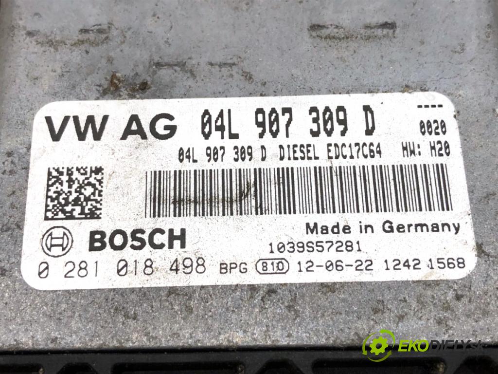 SEAT LEON III liftback 2013 110 kW 2.0 TDI 1968 riadiaca jednotka Motor 04L907309D (Riadiaca jednotka)