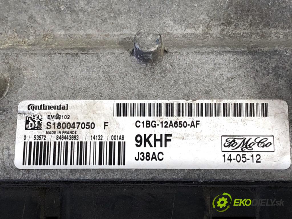 FORD FIESTA MK7 liftback 2014 60 kW 1.25 1242 riadiaca jednotka Motor C1BG-12A650-AF (Riadiaca jednotka)