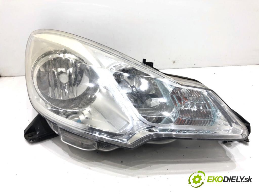 CITROEN C3 II liftback 2011 50 kW 1.4 HDi 70 1398 světlomet pravý přední část 9673814380