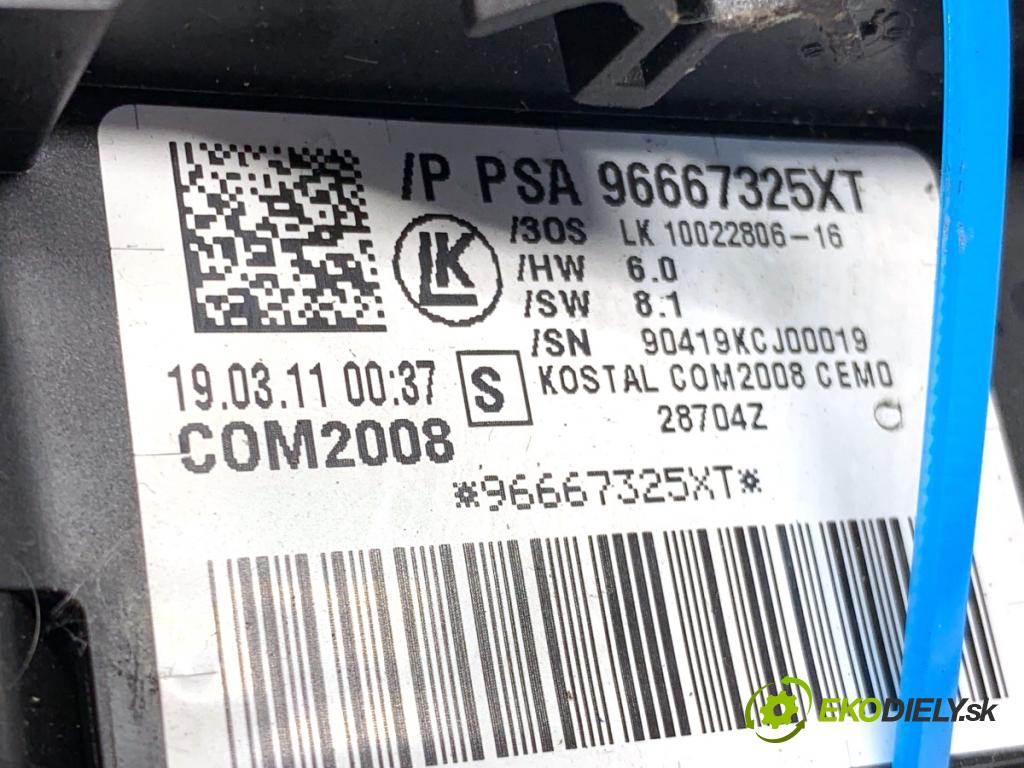 CITROEN C3 II liftback 2011 50 kW 1.4 HDi 70 1398 Prepínač kombinovaný 96667325XT (Prepínacie páčky pod volantom)