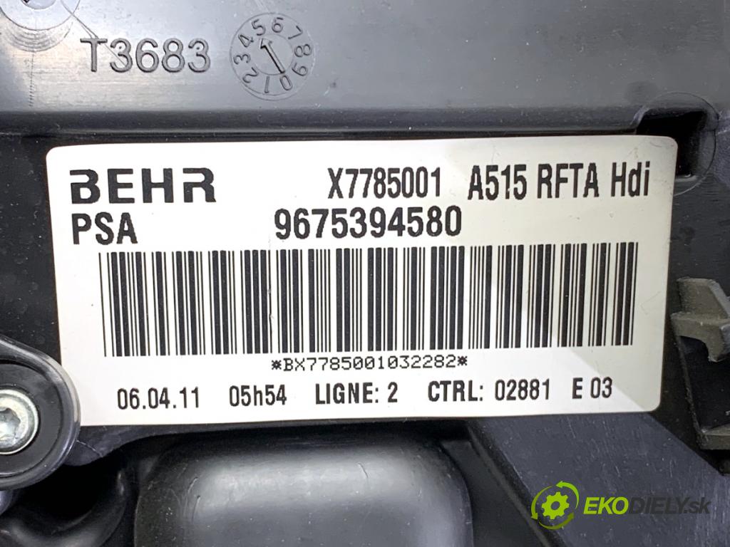 CITROEN C3 II liftback 2011 50 kW 1.4 HDi 70 1398 topné těleso radiátor topení 9675394580 (Radiátory topení)