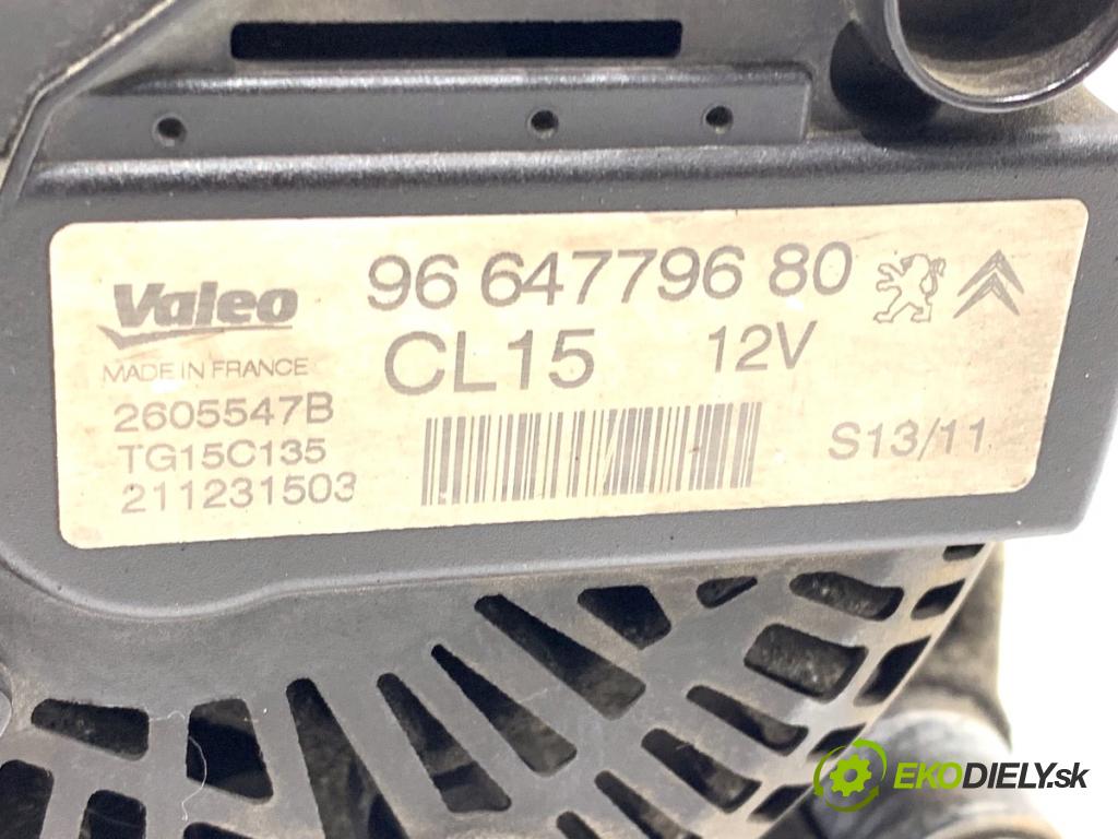 CITROEN C3 II liftback 2011 50 kW 1.4 HDi 70 1398 Alternátor 9664779680 (Alternátor)