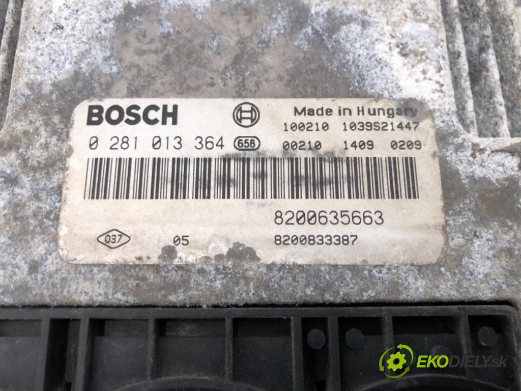 RENAULT MASTER II Autobus 2005 84 kW 2.5 dCi 120 2463 riadiaca jednotka Motor 0281013364 (Riadiaca jednotka)