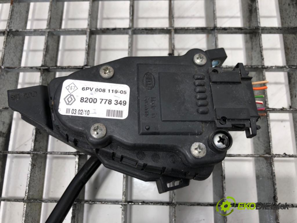 RENAULT MASTER II Autobus 2005 84 kW 2.5 dCi 120 2463 Potenciometer plynu 8200778349 (Potenciometer plynového pedálu)
