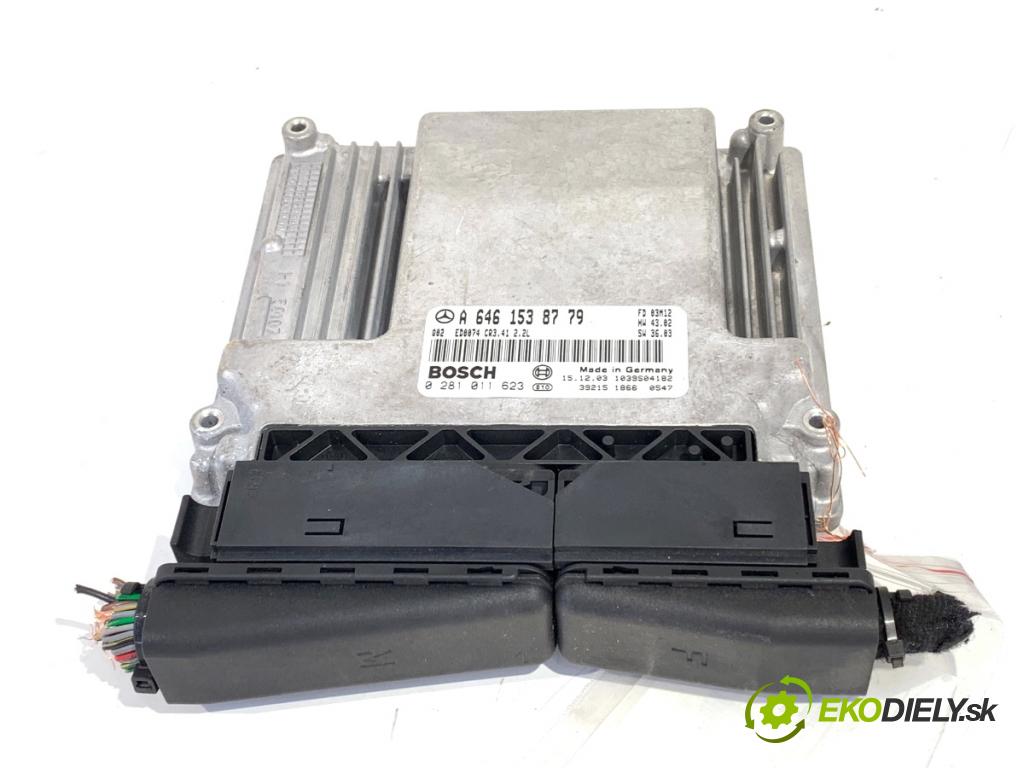 MERCEDES-BENZ W211 sedan 2004 110 kW E 220 CDI (211.006) 2148 riadiaca jednotka Motor 6461538779 0281011623 (Riadiaca jednotka)