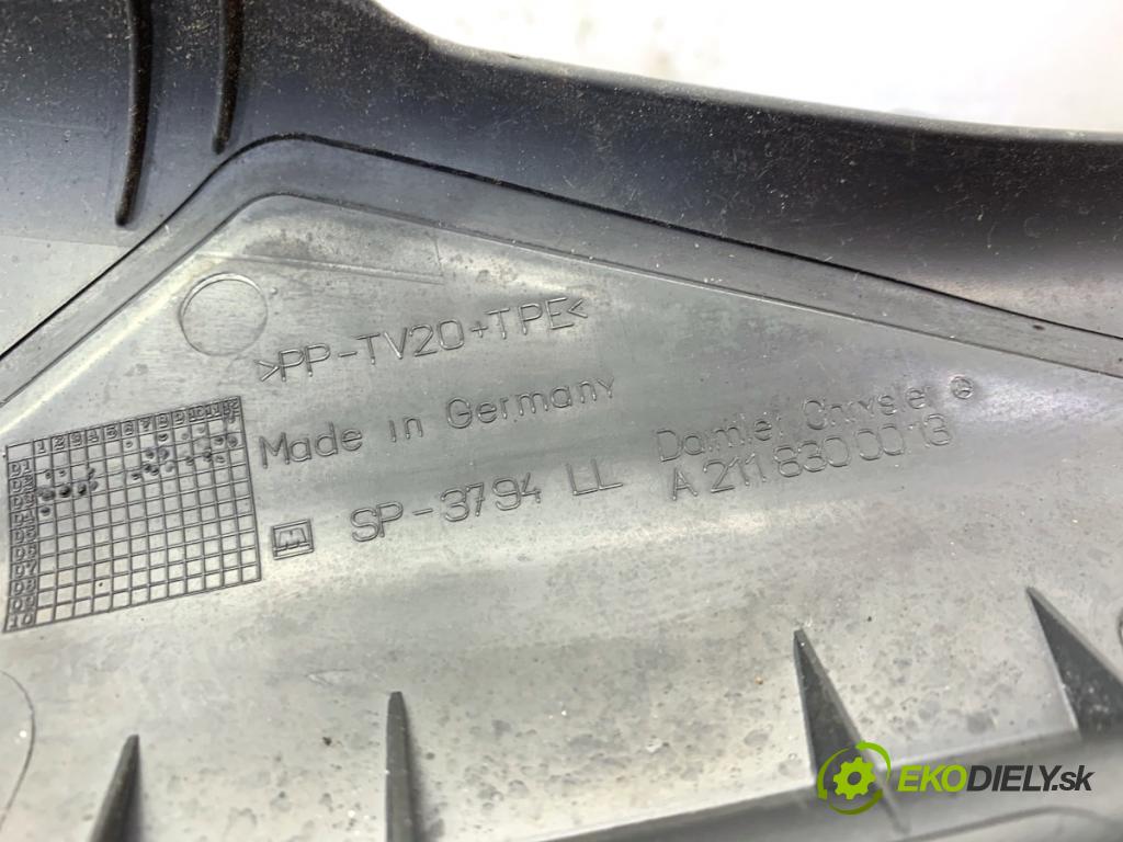 MERCEDES-BENZ W211 sedan 2004 110 kW E 220 CDI (211.006) 2148 Torpédo, plast pod čelné okno 2118300013 (Torpédo (plast pod čelným sklom))