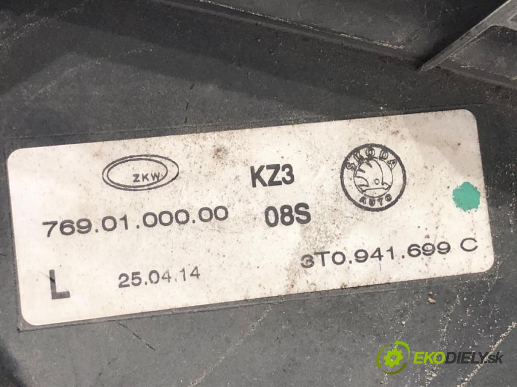 SKODA SUPERB II Kombi 2014 103 kW 2.0 TDI 16V 1968 hmlové svetlo, hmlovka levý přední část 3T0941699C