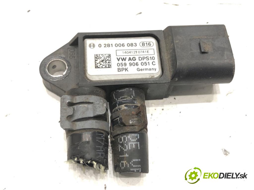 SKODA SUPERB II Kombi 2014 103 kW 2.0 TDI 16V 1968 snímač tlaku spalín DPF 059906051C