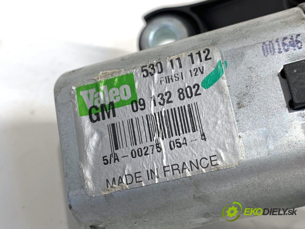 OPEL CORSA C liftback 2004 44 kW 1.0 (F08, F68) 998 motor stěračů zadní část 09132802