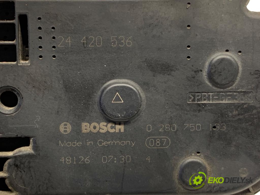 OPEL CORSA C liftback 2004 44 kW 1.0 (F08, F68) 998 Škrtiaca klapka 0280750133 (Škrtiaca klapka)