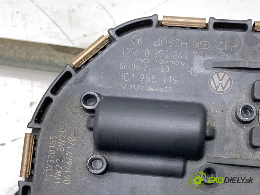 VW PASSAT B6 Kombi 2006 103 kW 2.0 TDI 1968 Mechanizmus stieračov predný 3C1955119 (Motorček stieračov predný)