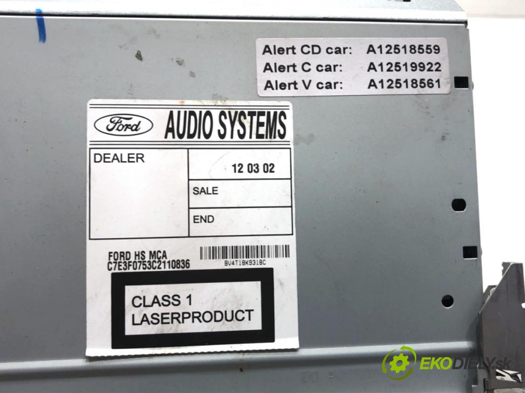FORD KUGA I SUV 2012 100 kW 2.0 TDCi 1997 RADIO BV4T-18K931-BC (Audio zariadenie)
