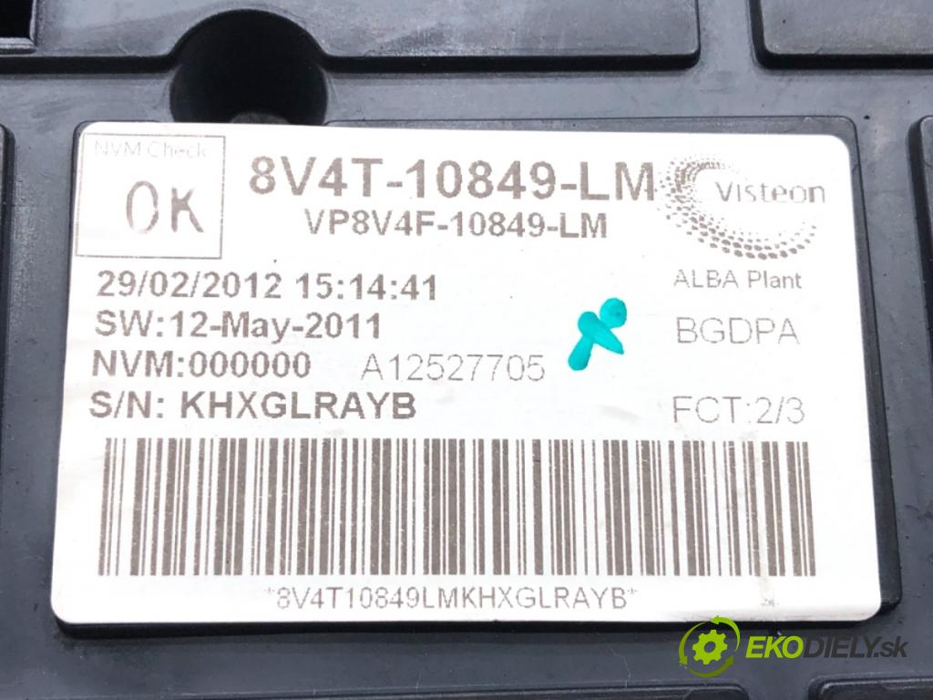 FORD KUGA I SUV 2012 100 kW 2.0 TDCi 1997 prístrojovka 8V4T-10849-LM (Přístrojové desky, displeje)