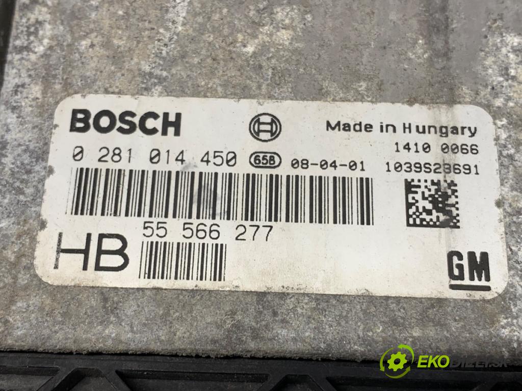 OPEL VECTRA C Kombi 2008 110 kW 1.9 CDTI (F35) 1910 riadiaca jednotka Motor 55566277 0281014450 (Riadiaca jednotka)