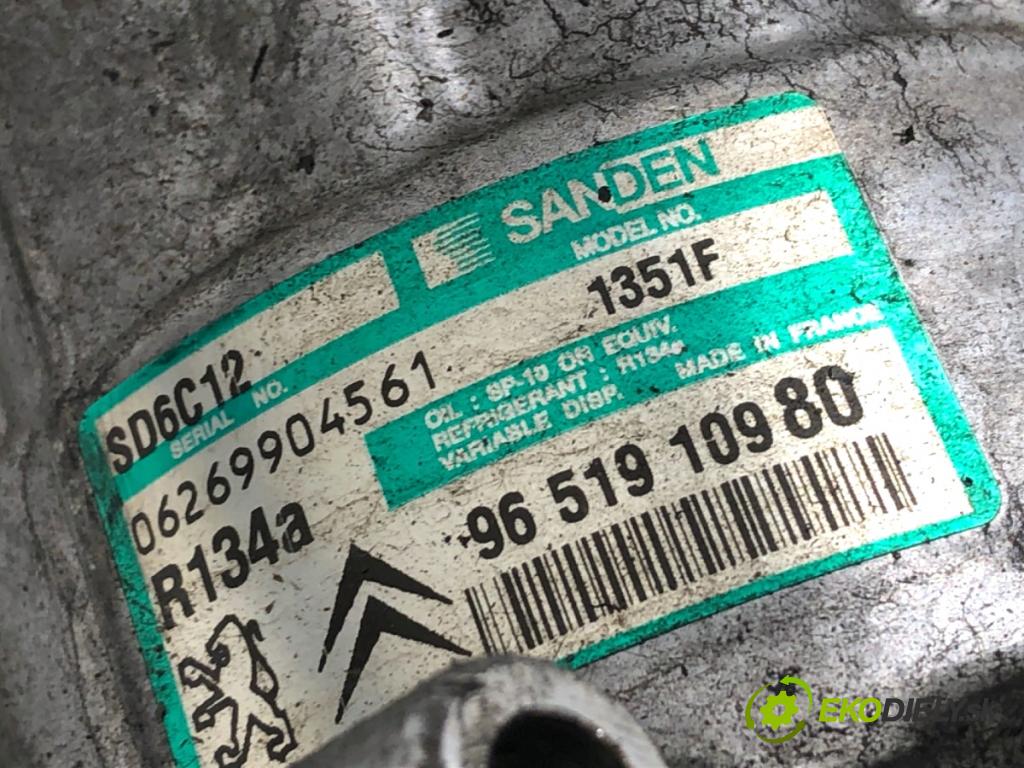 CITROEN C4 I liftback 2005 65 kW 1.4 16V 1360 Kompresor klimatizácie 9651910980 (Kompresor klimatizácie)